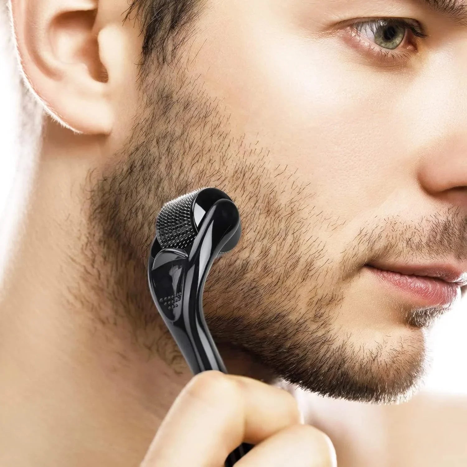 Pack Repousse Barbe – ضد فراغات اللحية + Derma Roller  GRATUIT