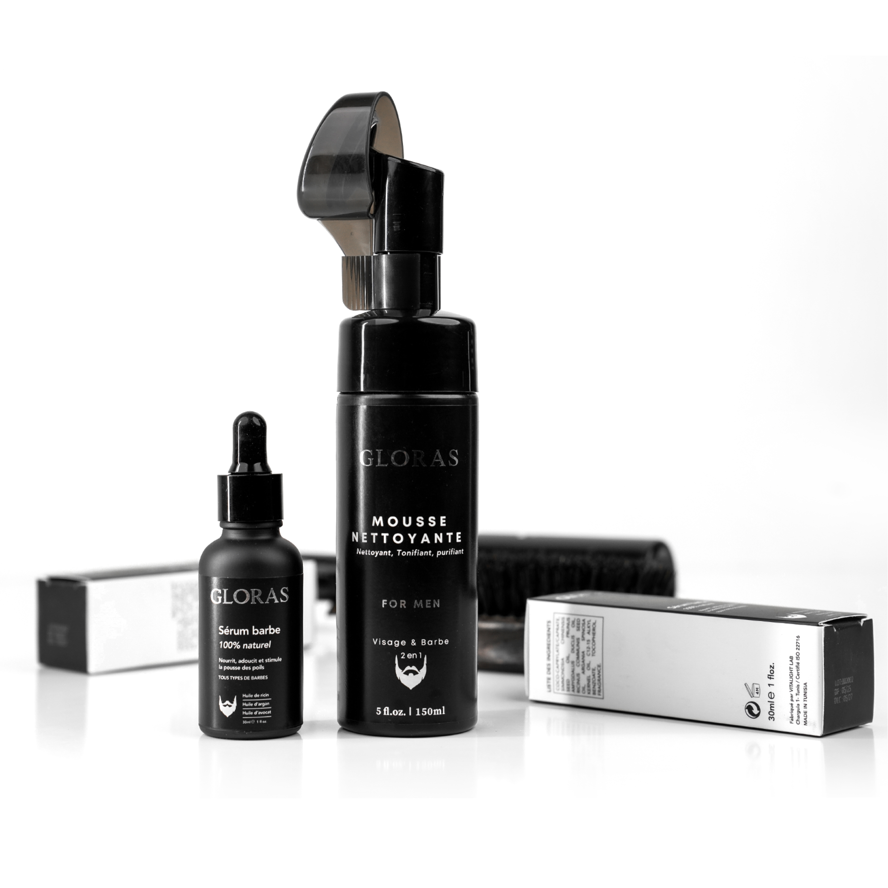 Sérum à Barbe GLORAS – Hydratation, Nutrition & Brillance