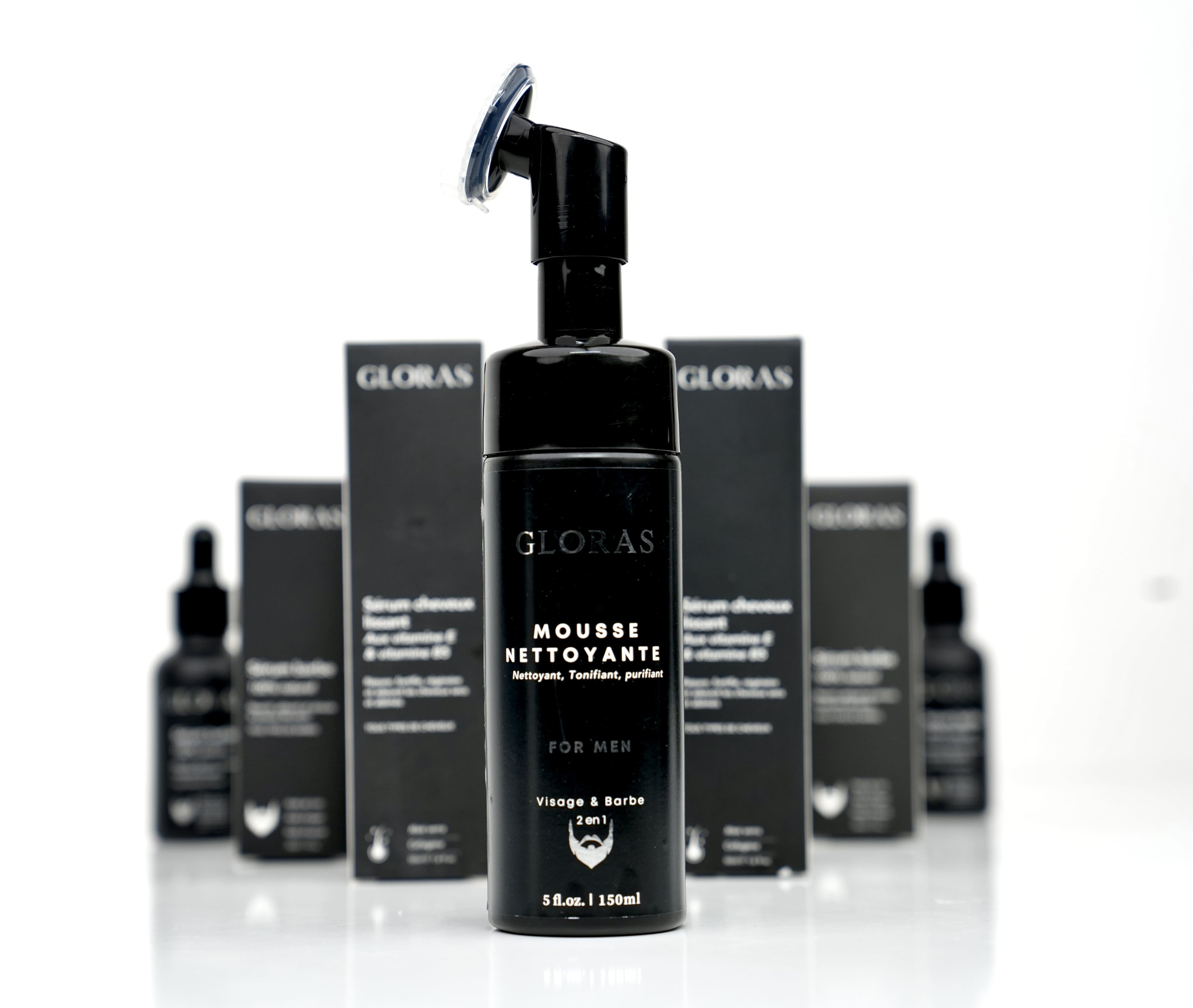 Coffret de soin barbe et cheveux FULL CARE - GLORAS