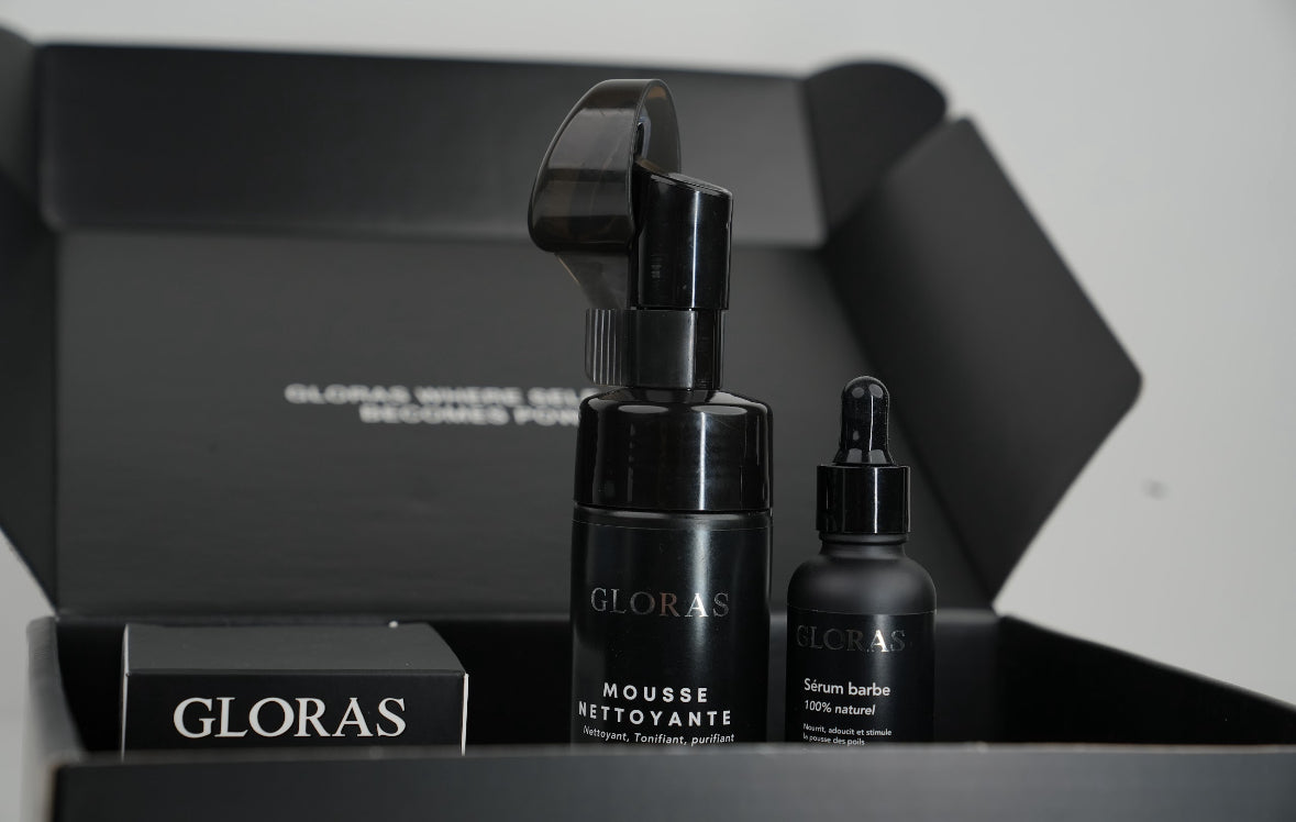 Coffret de soin barbe et cheveux FULL CARE - GLORAS